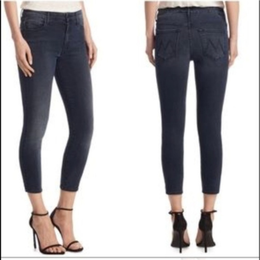 Mother High Waisted Looker Crop jeans size 30